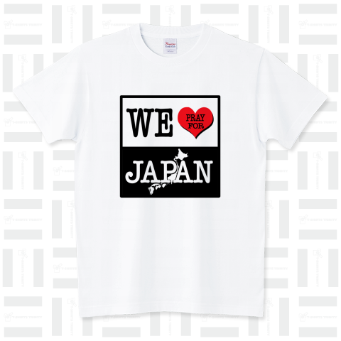 WE pray for japan 震災復興祈願