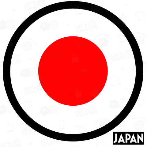 JAPAN 日本 ターゲット的デザイン