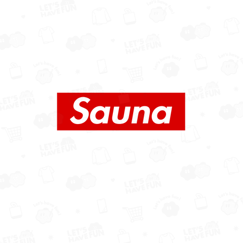 SAUNA サウナ 新ボックスロゴ