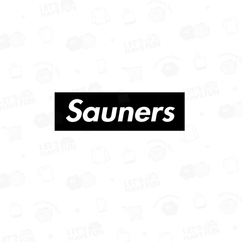 Sauners 新ボックスロゴ SAUNERS サウナーズ サウナ サウナー SAUNA