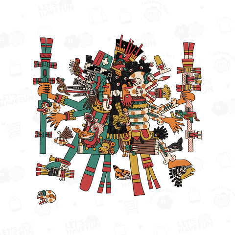 Quetzalcoatl and Mictlantecuhtli