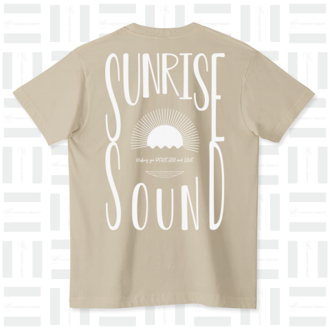sunrise sound オーガニックコットンTシャツ(5.3オンス)