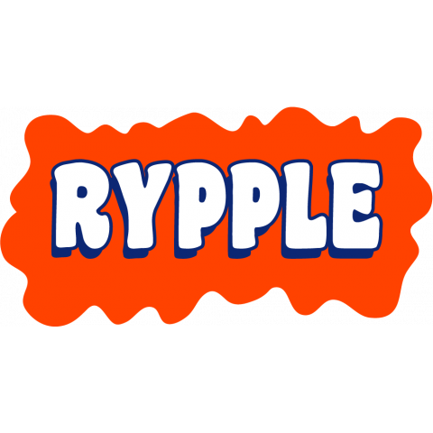 RYPPLE COASTER LOGO ORANGE - NAVY