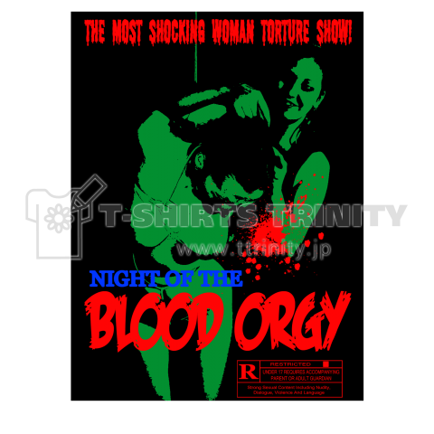 Night Of The Blood Orgy デザインtシャツ通販 Tシャツトリニティ