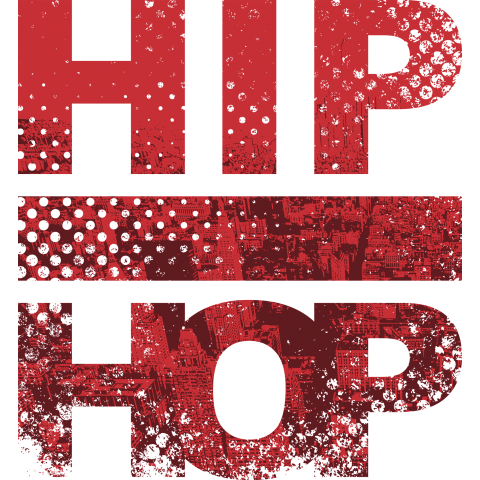 HIPHOP (grunge NY red)