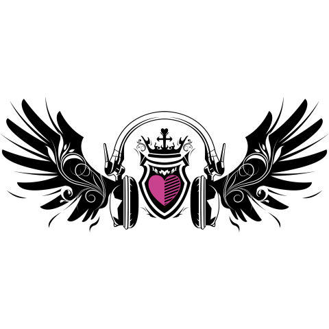 Sound flap Emblem (heart)
