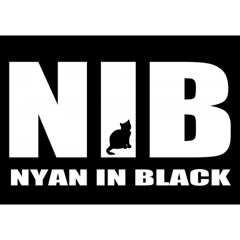 ニセLogo-NYAN IN BLACK