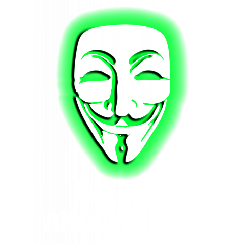 WE ARE ANONYMOUS. (GREEN)