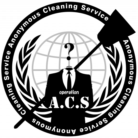 ANONYMOUS #opACS ロゴ 濃色