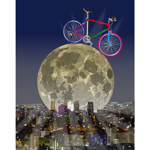 Moon Bicycle