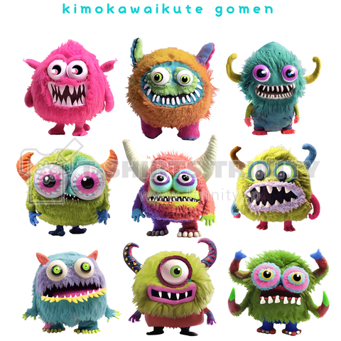 CUTE MONSTERS キモ可愛くてごめん