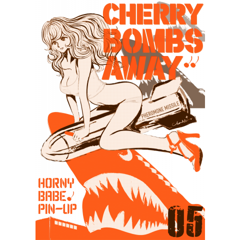 Cherry Bombs Away ピンナップガール デザインtシャツ通販 Tシャツ