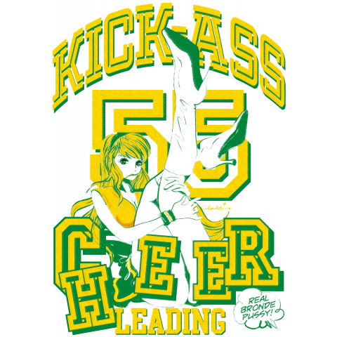 CHEER GIRL,KICK-ASS! GREEN