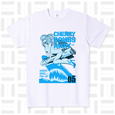 CHERRY BOMBS AWAY ピンナップガール ブルー