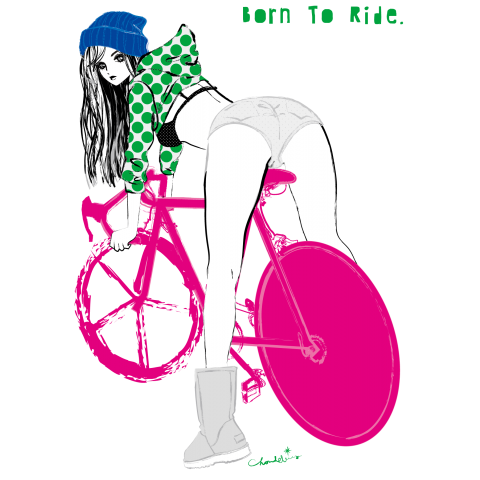 BORN TO RIDE 自転車ガール 新色