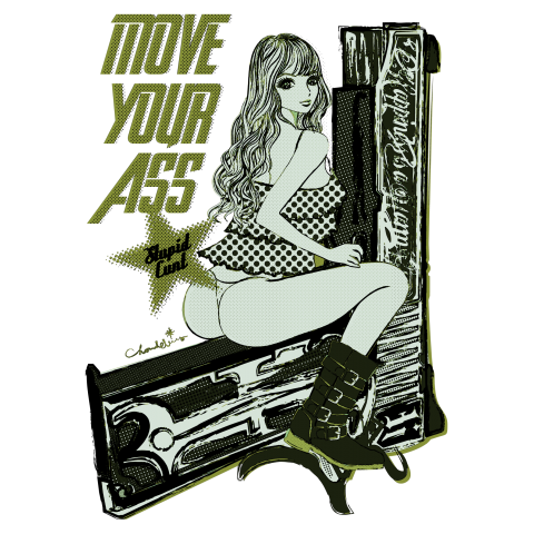 Move Your Ass ウォームガン ピンナップガール2