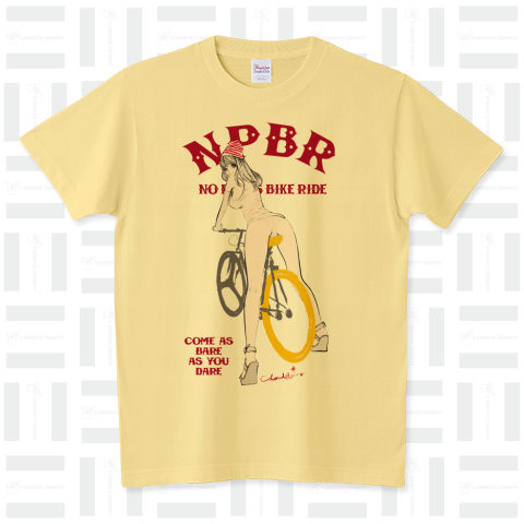 NPBR 自転車 ガールプリント ニットキャップ