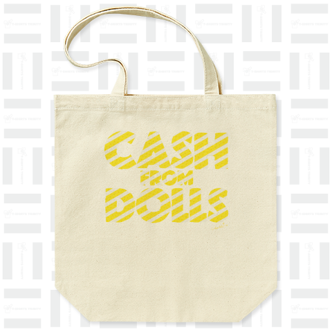 CASH FROM DOLLS キイロノシマシマ ロゴ
