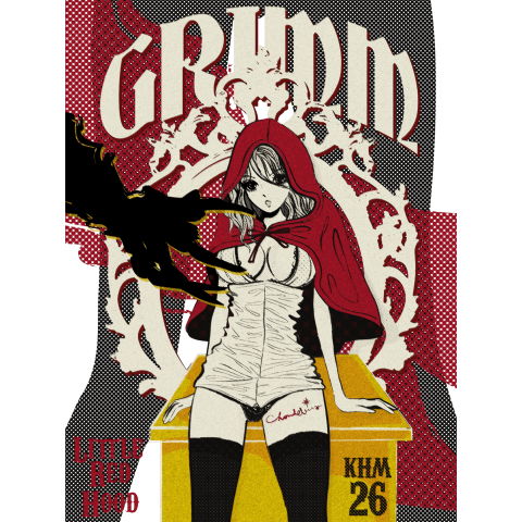 Grimm Khm26 赤ずきんちゃんと狼男 デザインtシャツ通販 Tシャツトリニティ