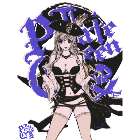 The Pirate Queen 女海賊 ビスチェver デザインtシャツ通販 Tシャツトリニティ