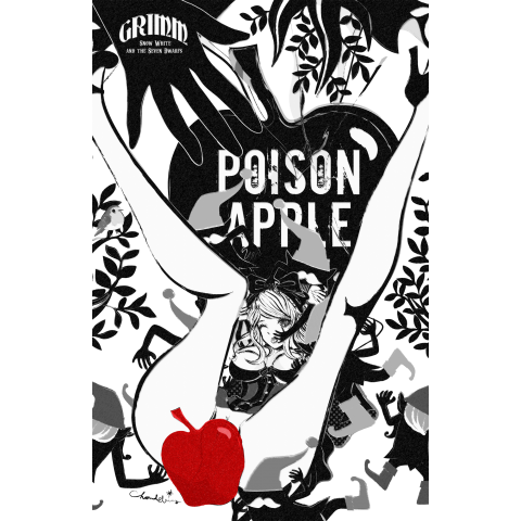 Poison Apple 白雪姫の毒林檎と小人の月光浴 デザインtシャツ通販 Tシャツトリニティ