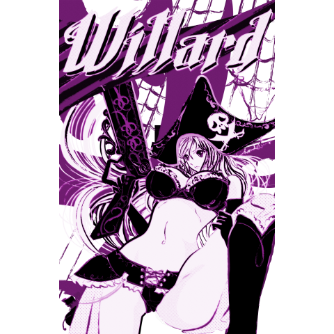Willard the Pirate Queen 女海賊 ガールズイラスト