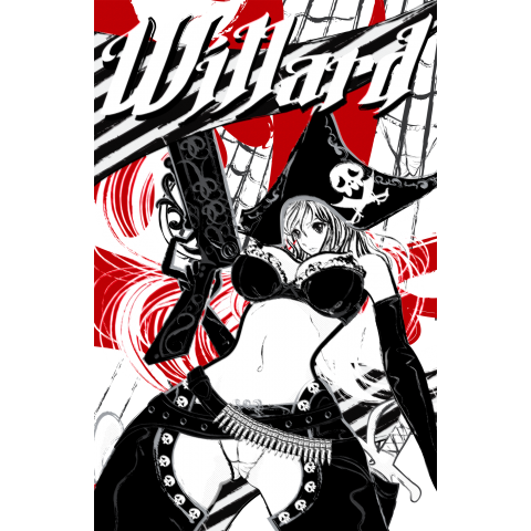 Willard The Pirate 女海賊 Black Flag Ver デザインtシャツ通販 Tシャツトリニティ