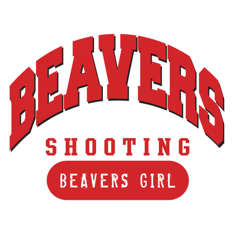 SHOOTING BEAVERS カレッジ チアリーダー 両面プリント