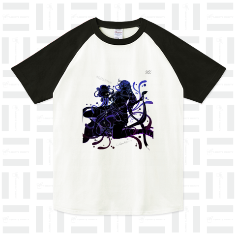 エロカワ星座Tシャツ 水瓶座 ブラックシー