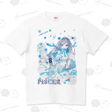 星座Tシャツ 魚座 泡の女神アフロディーテ2