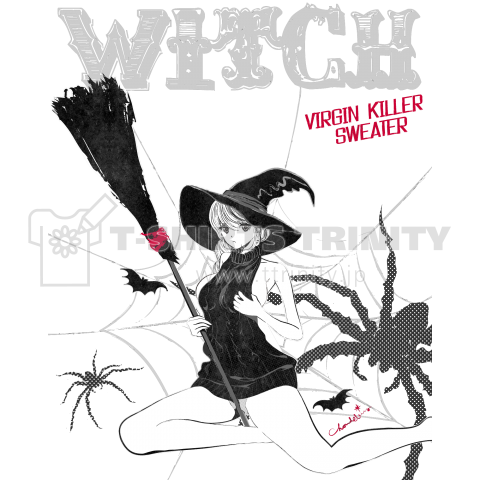 BLACK WITCH ヴァージンキラーセーター 黒ニット