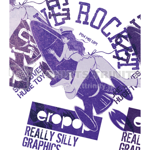 LOVE ROCKET 02 ペーパーロケット ピンナップ ディープカラー
