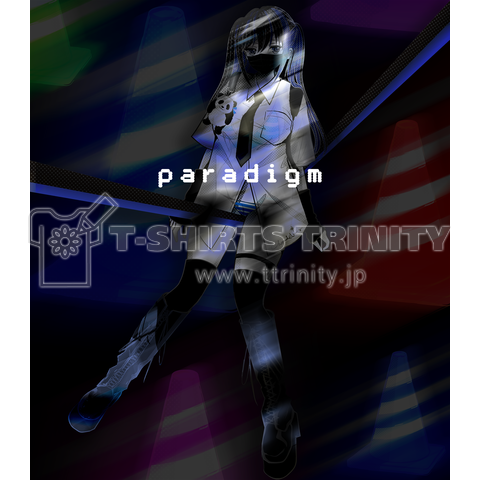 paradigm 0547 PYLONS ブラックマスクの少女人形 ブラック限定