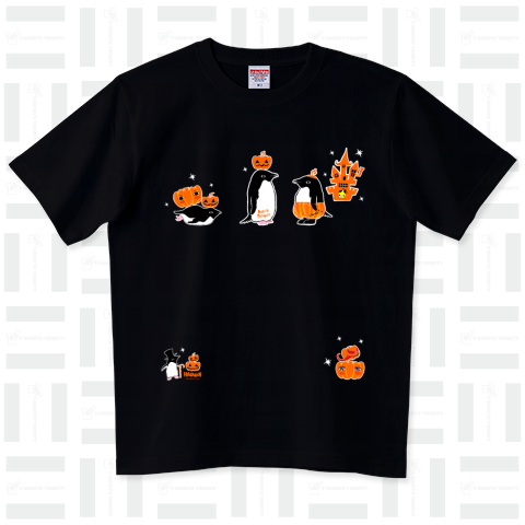 ハロウィンかぼちゃとアデリーペンギンのポルカ