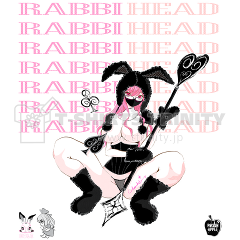 RABBIHEAD 黒ラビ2号 ウサギの国のエロポップ 0578