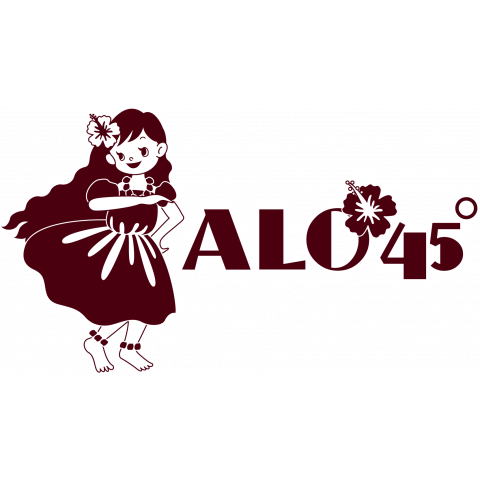 Alo45 Brown Hulagirl デザインtシャツ通販 Tシャツトリニティ