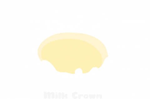 Milk Crown デザインtシャツ通販 Tシャツトリニティ