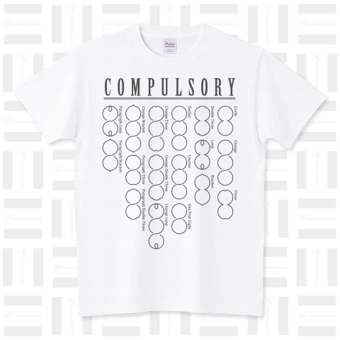 COMPULSORY スタンダードTシャツ(5.6オンス)