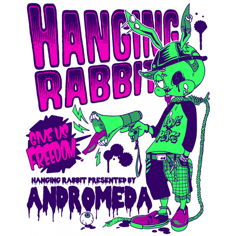 Hanging Rabbit (Green)