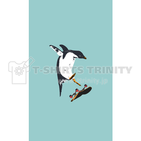 Sk8 Penguin デザインtシャツ通販 Tシャツトリニティ