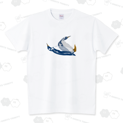 幽体離脱するペンギン スタンダードTシャツ(5.6オンス)