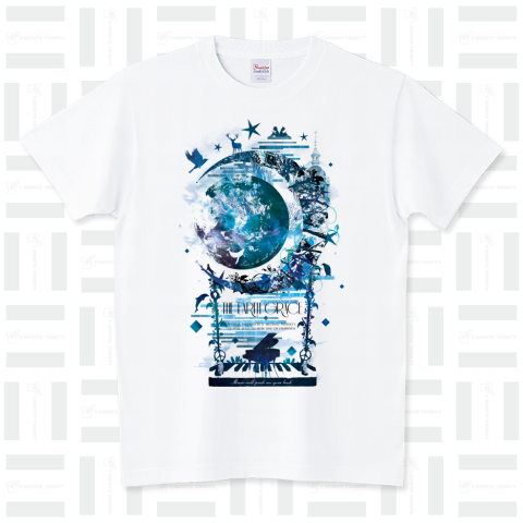 THE EARTH GRACE [黒文字ver] スタンダードTシャツ(5.6オンス)
