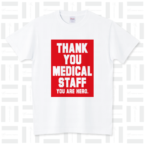 コロナウイルス寄付支援Tシャツ「MEDICAL HERO」
