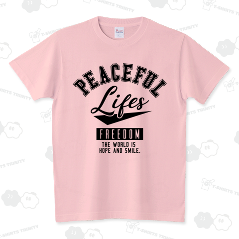 コロナウイルス寄付支援Tシャツ「Peaceful Lifes」