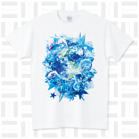 コロナウイルス寄付支援Tシャツ「Crystal Earth」