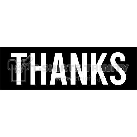 コロナウイルス寄付支援Tシャツ「THANKS」