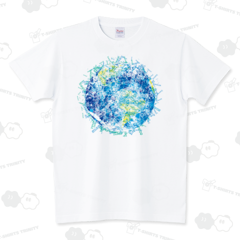 コロナウイルス寄付支援Tシャツ「Earth-peace&together-」