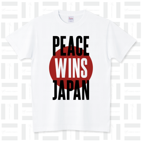 コロナウイルス寄付支援Tシャツ「PEACE WINS JAPAN」