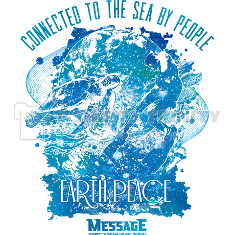 熱海市寄付支援Tシャツ「EARTH PEACE」