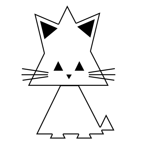 Triangle cat